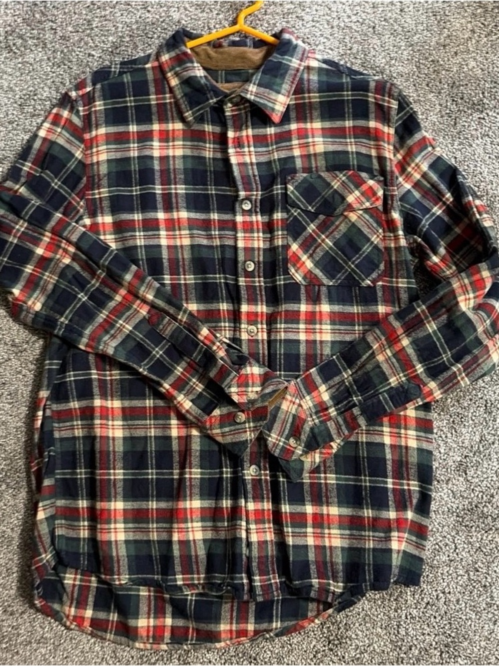 Men's CQR Flannel Button Down Shirt (M)